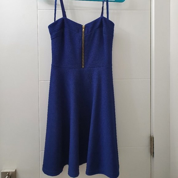 Casual blue summer dress - Picture 1 of 4